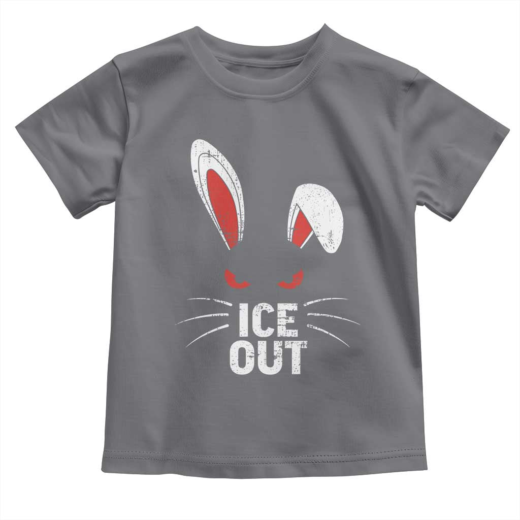 Bunny Ice Out Toddler T Shirt Resist FDT Anti Immigration Enforcement