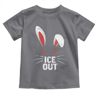 Bunny Ice Out Toddler T Shirt Resist FDT Anti Immigration Enforcement