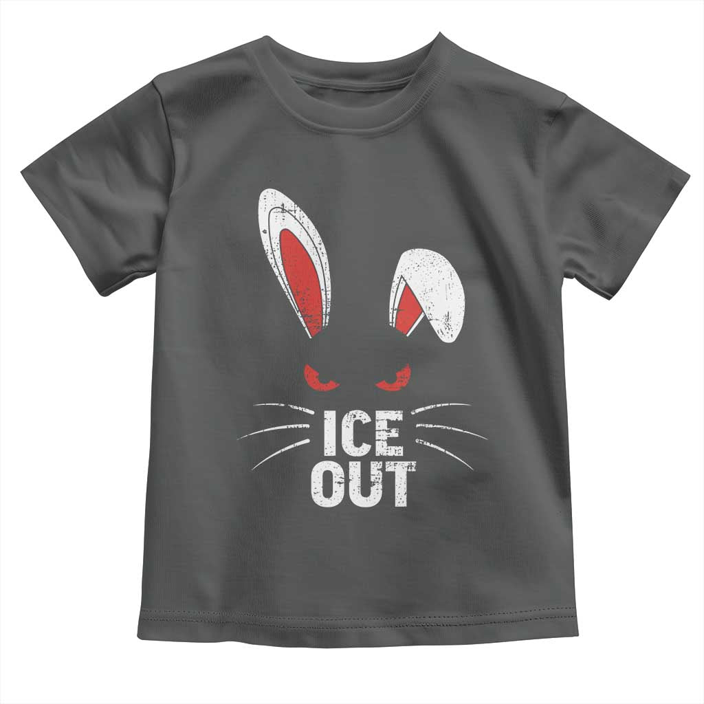 Bunny Ice Out Toddler T Shirt Resist FDT Anti Immigration Enforcement