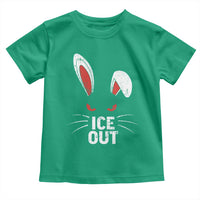 Bunny Ice Out Toddler T Shirt Resist FDT Anti Immigration Enforcement