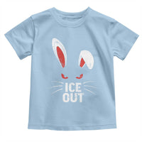Bunny Ice Out Toddler T Shirt Resist FDT Anti Immigration Enforcement