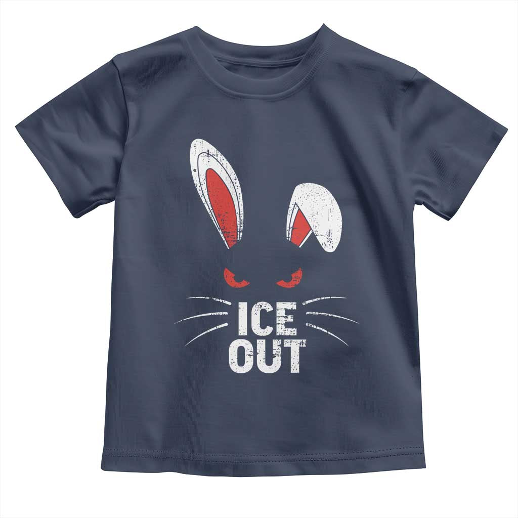 Bunny Ice Out Toddler T Shirt Resist FDT Anti Immigration Enforcement