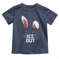 Bunny Ice Out Toddler T Shirt Resist FDT Anti Immigration Enforcement