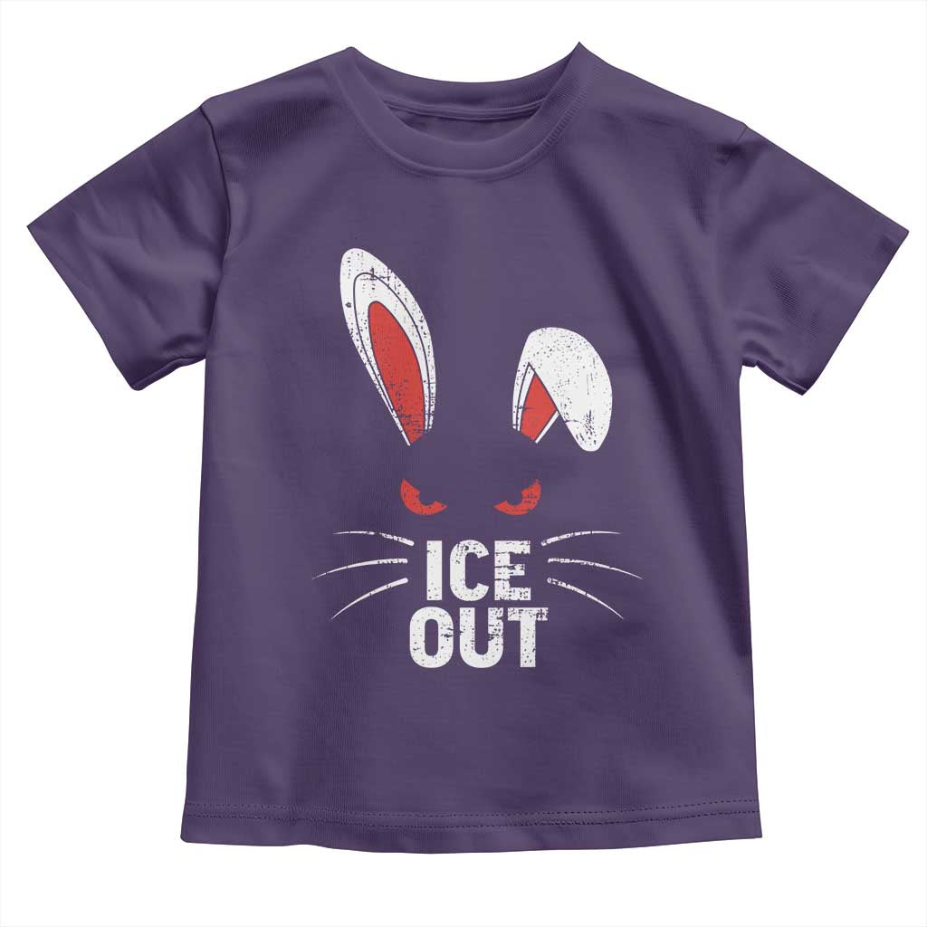Bunny Ice Out Toddler T Shirt Resist FDT Anti Immigration Enforcement