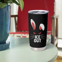 Bunny Ice Out Tumbler Cup Resist FDT Anti Immigration Enforcement