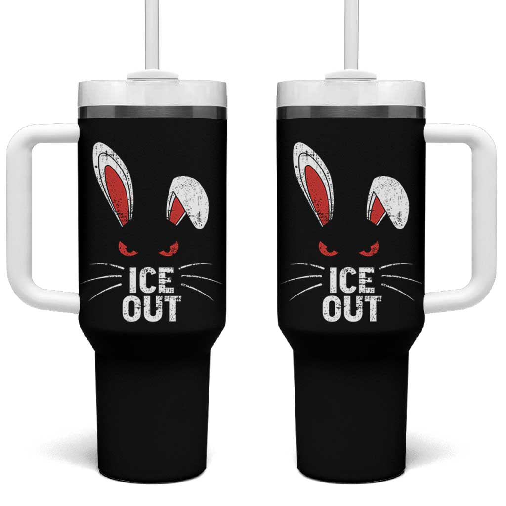 Bunny Ice Out Tumbler With Handle Resist FDT Anti Immigration Enforcement