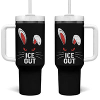 Bunny Ice Out Tumbler With Handle Resist FDT Anti Immigration Enforcement