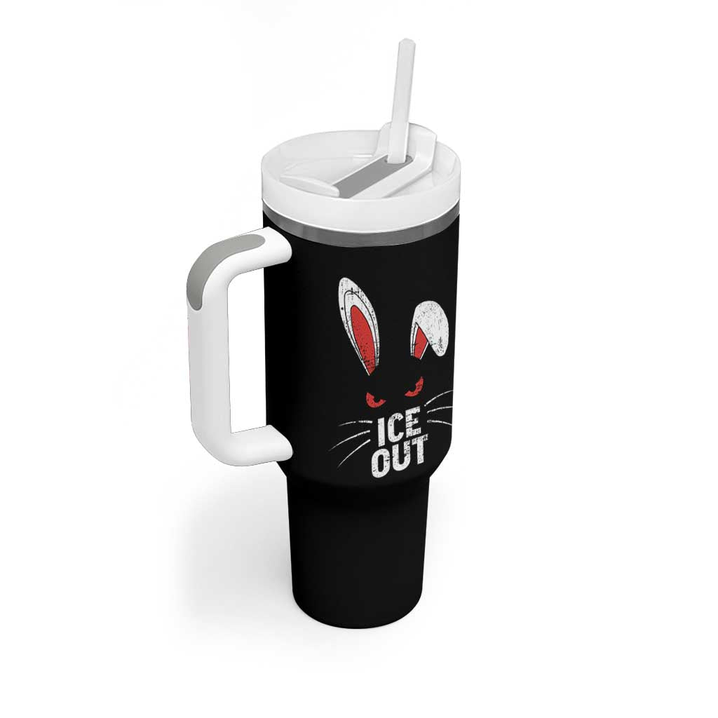 Bunny Ice Out Tumbler With Handle Resist FDT Anti Immigration Enforcement