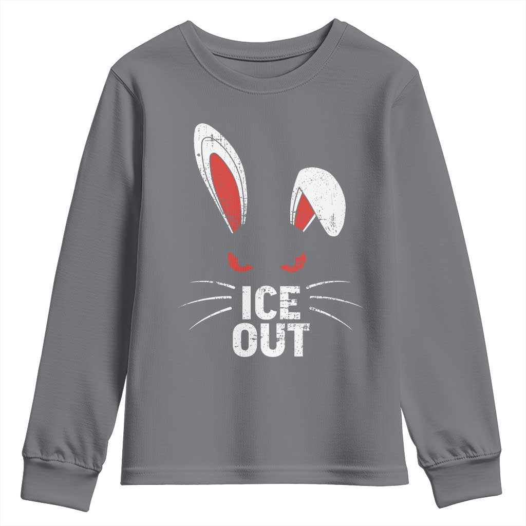 Bunny Ice Out Youth Sweatshirt Resist FDT Anti Immigration Enforcement