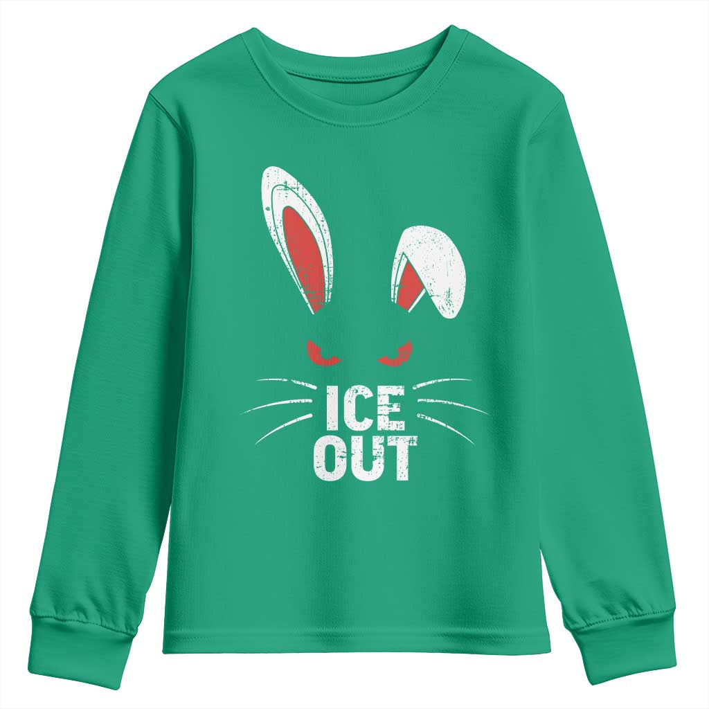 Bunny Ice Out Youth Sweatshirt Resist FDT Anti Immigration Enforcement