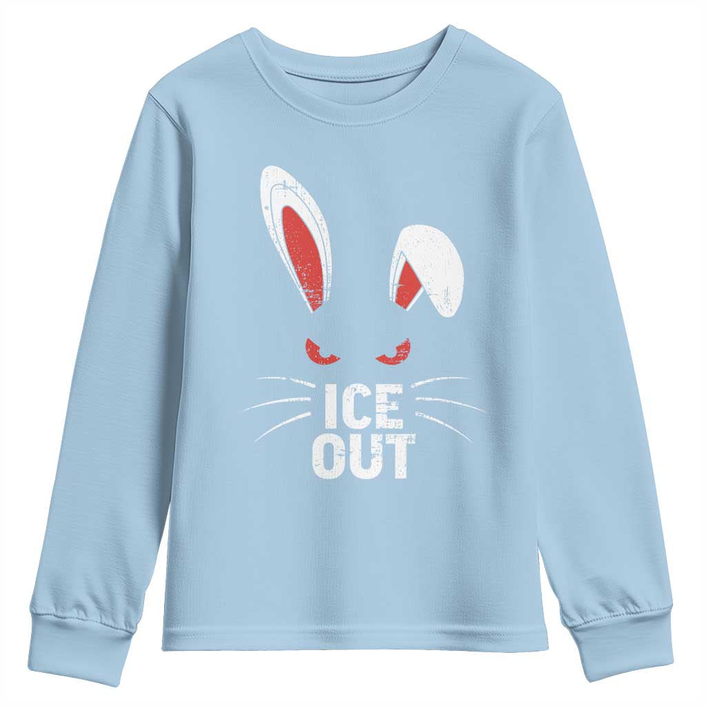 Bunny Ice Out Youth Sweatshirt Resist FDT Anti Immigration Enforcement
