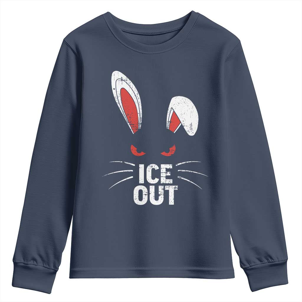 Bunny Ice Out Youth Sweatshirt Resist FDT Anti Immigration Enforcement