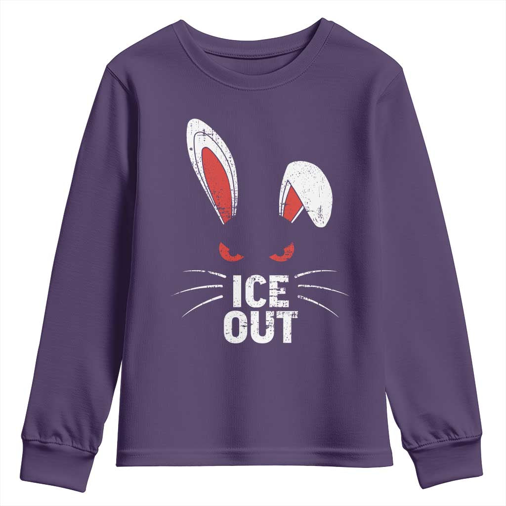 Bunny Ice Out Youth Sweatshirt Resist FDT Anti Immigration Enforcement