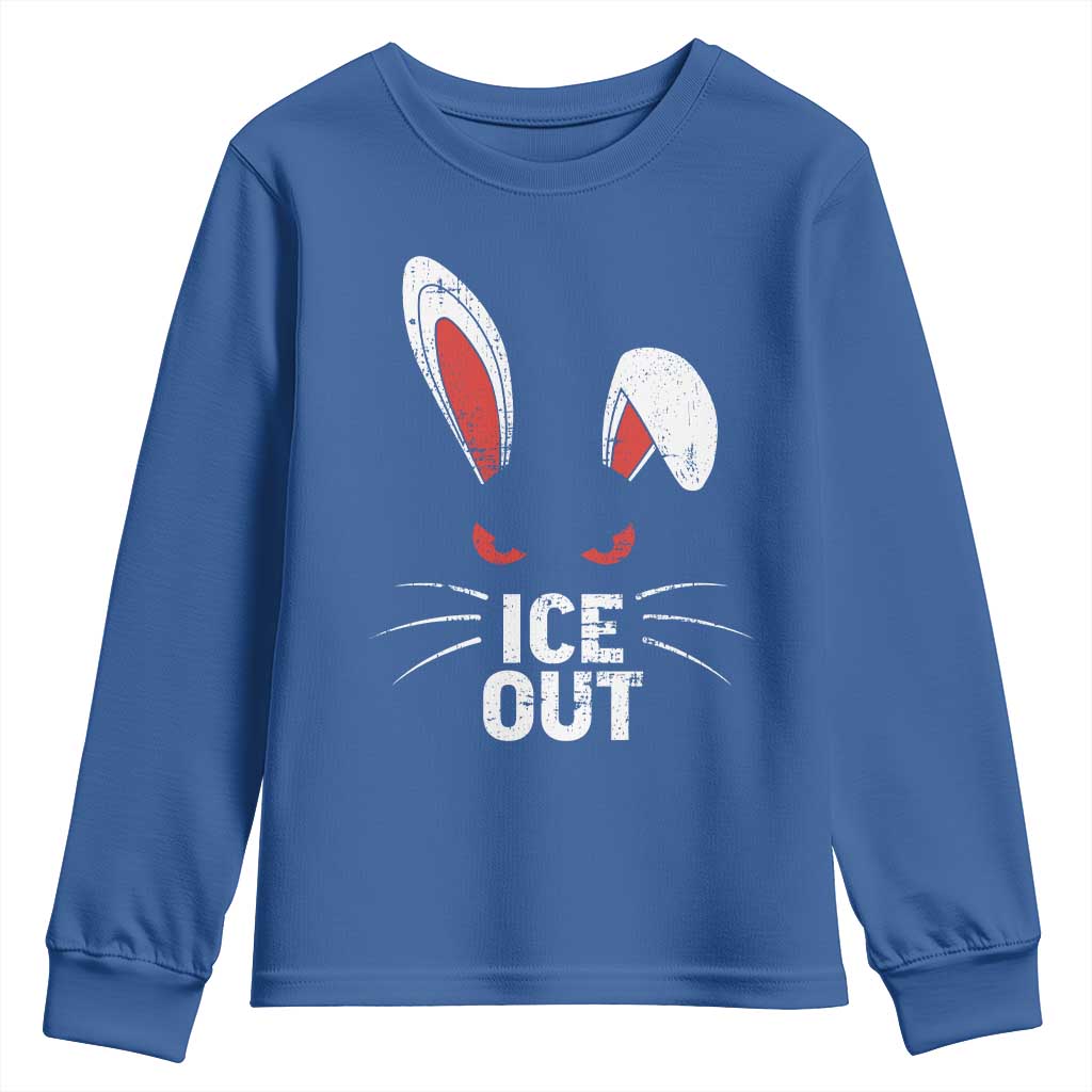 Bunny Ice Out Youth Sweatshirt Resist FDT Anti Immigration Enforcement