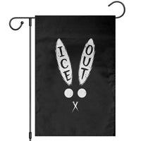Bunny Bad Ice Out Garden Flag Rabbit FDT Anti Immigration Enforcement