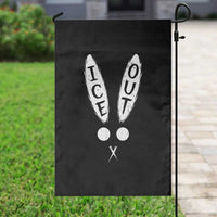 Bunny Bad Ice Out Garden Flag Rabbit FDT Anti Immigration Enforcement