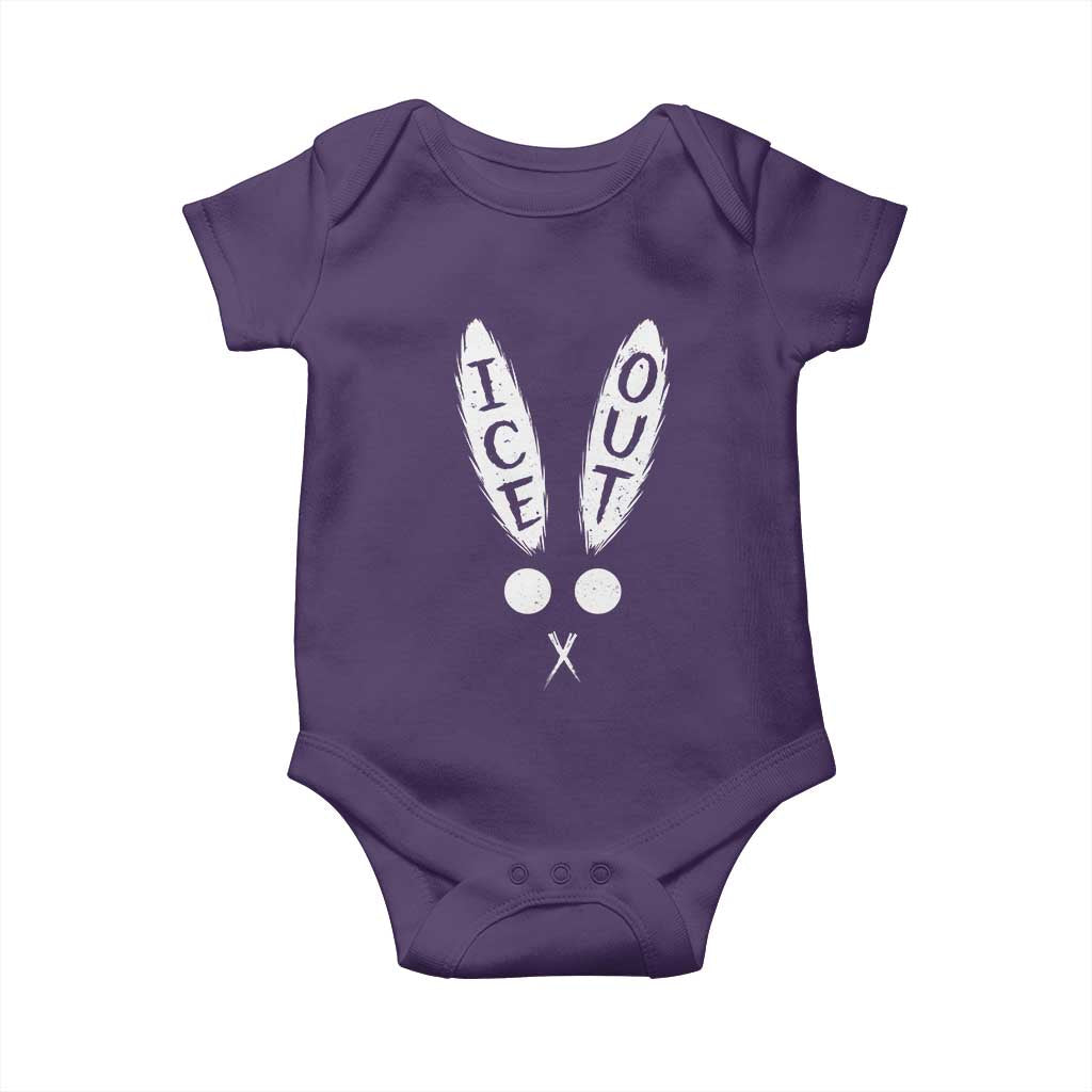 Bunny Bad Ice Out Baby Onesie Rabbit FDT Anti Immigration Enforcement