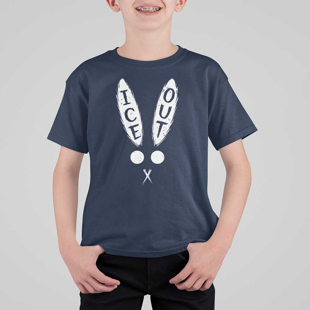 Bunny Bad Ice Out T Shirt For Kid Rabbit FDT Anti Immigration Enforcement