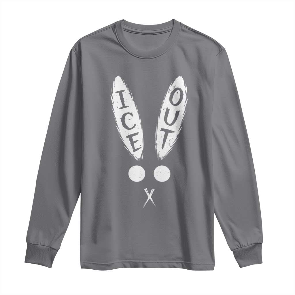 Bunny Bad Ice Out Long Sleeve Shirt Rabbit FDT Anti Immigration Enforcement