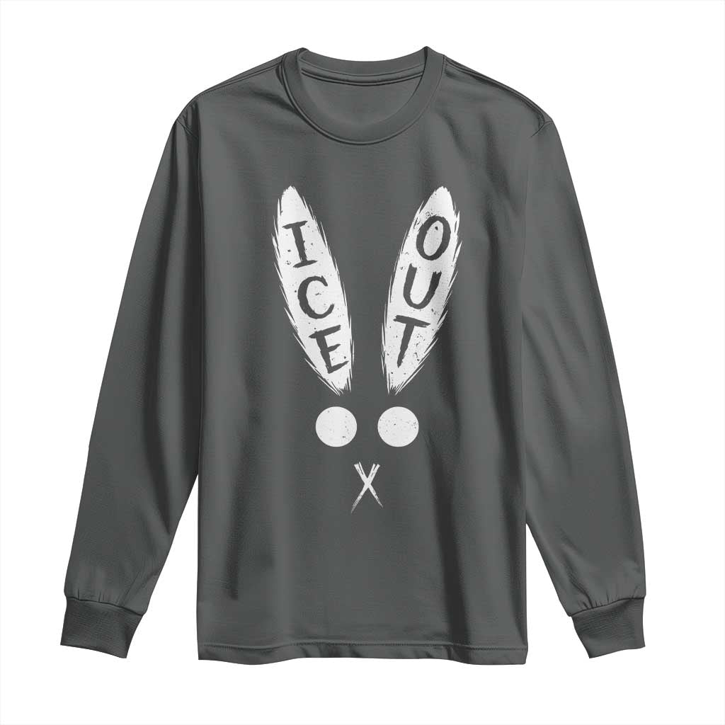Bunny Bad Ice Out Long Sleeve Shirt Rabbit FDT Anti Immigration Enforcement