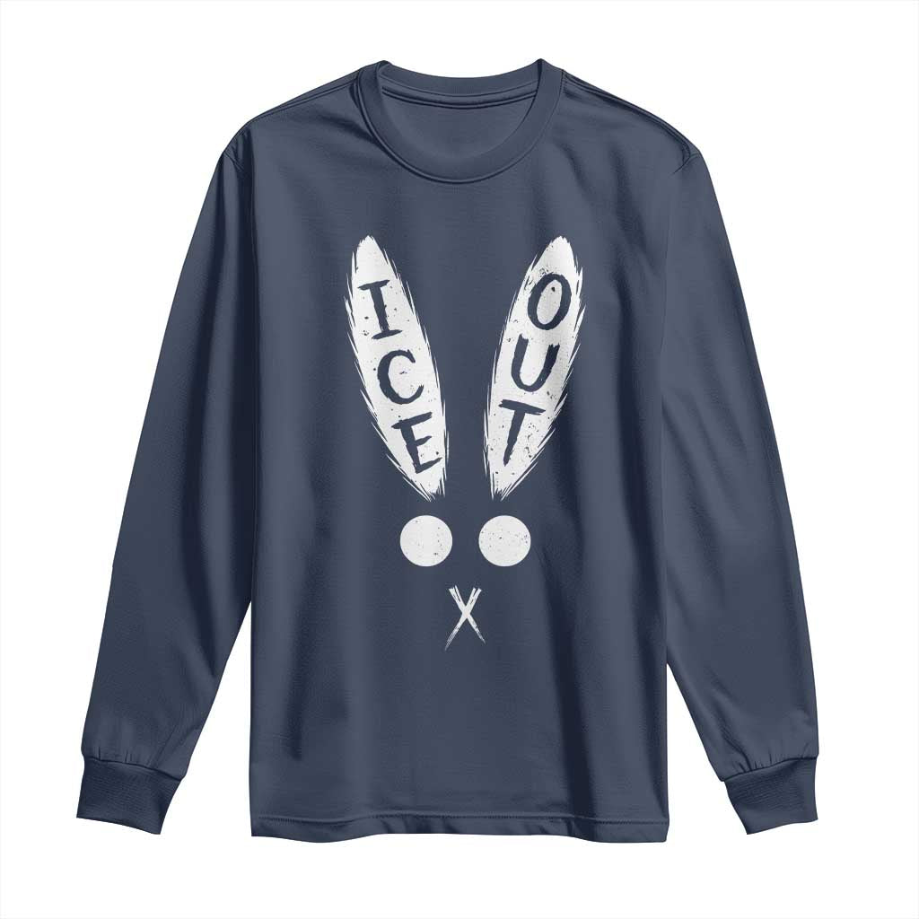 Bunny Bad Ice Out Long Sleeve Shirt Rabbit FDT Anti Immigration Enforcement