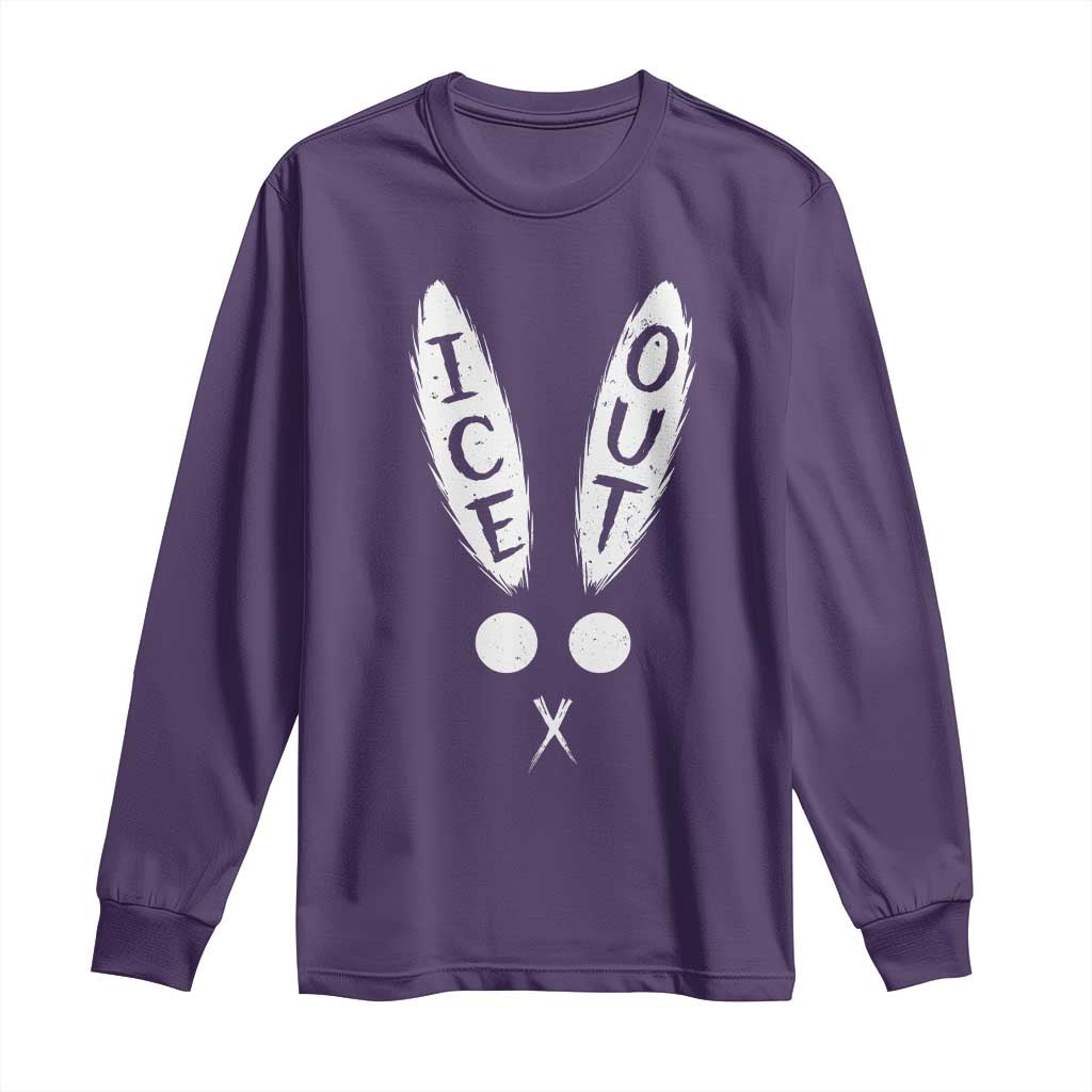 Bunny Bad Ice Out Long Sleeve Shirt Rabbit FDT Anti Immigration Enforcement