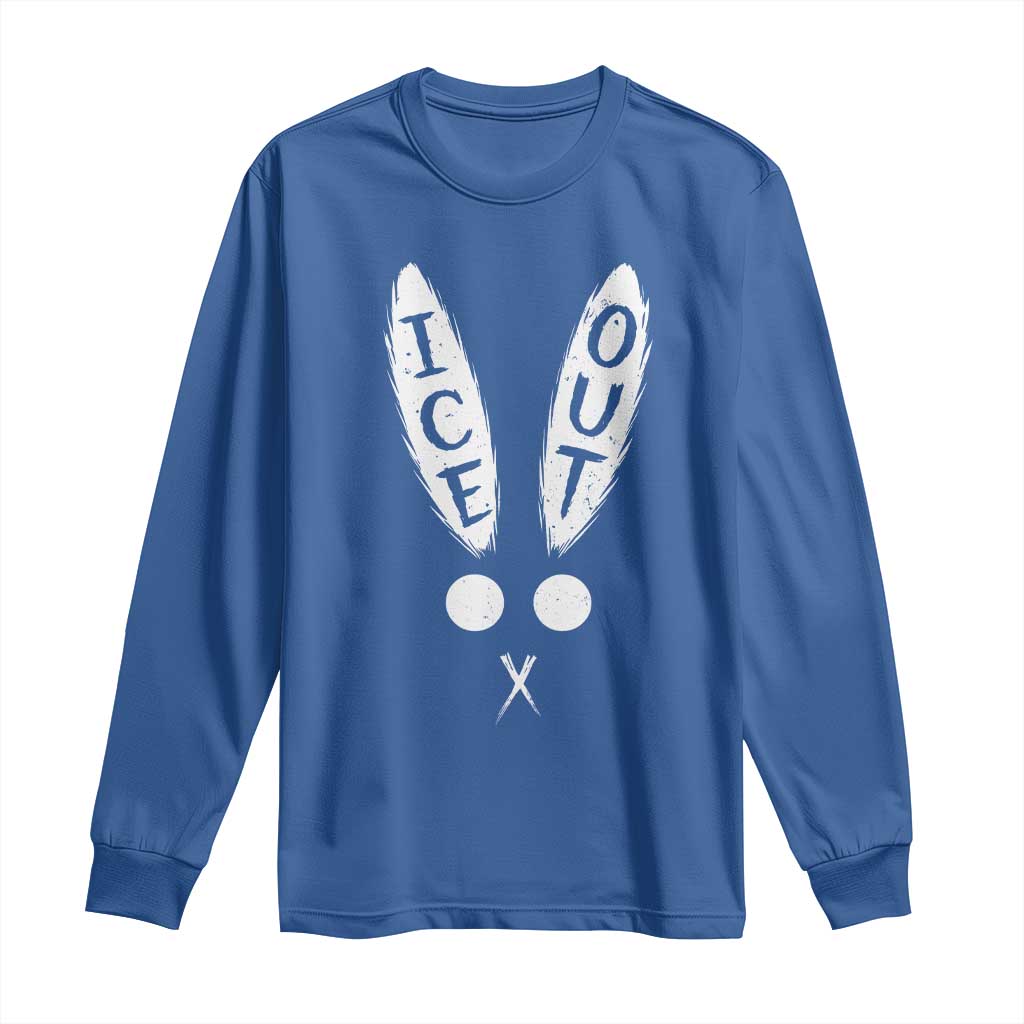 Bunny Bad Ice Out Long Sleeve Shirt Rabbit FDT Anti Immigration Enforcement