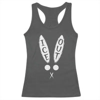 Bunny Bad Ice Out Racerback Tank Top Rabbit FDT Anti Immigration Enforcement