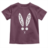Bunny Bad Ice Out Toddler T Shirt Rabbit FDT Anti Immigration Enforcement