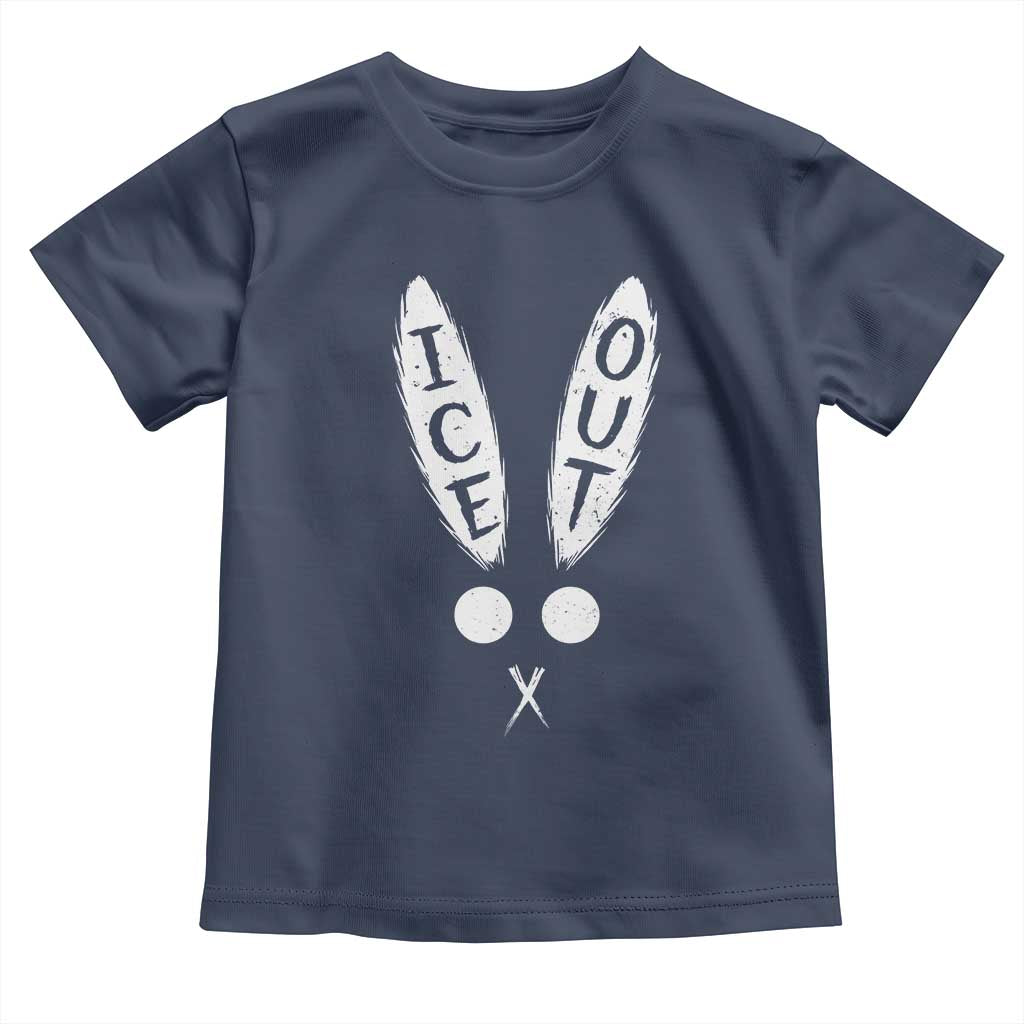 Bunny Bad Ice Out Toddler T Shirt Rabbit FDT Anti Immigration Enforcement
