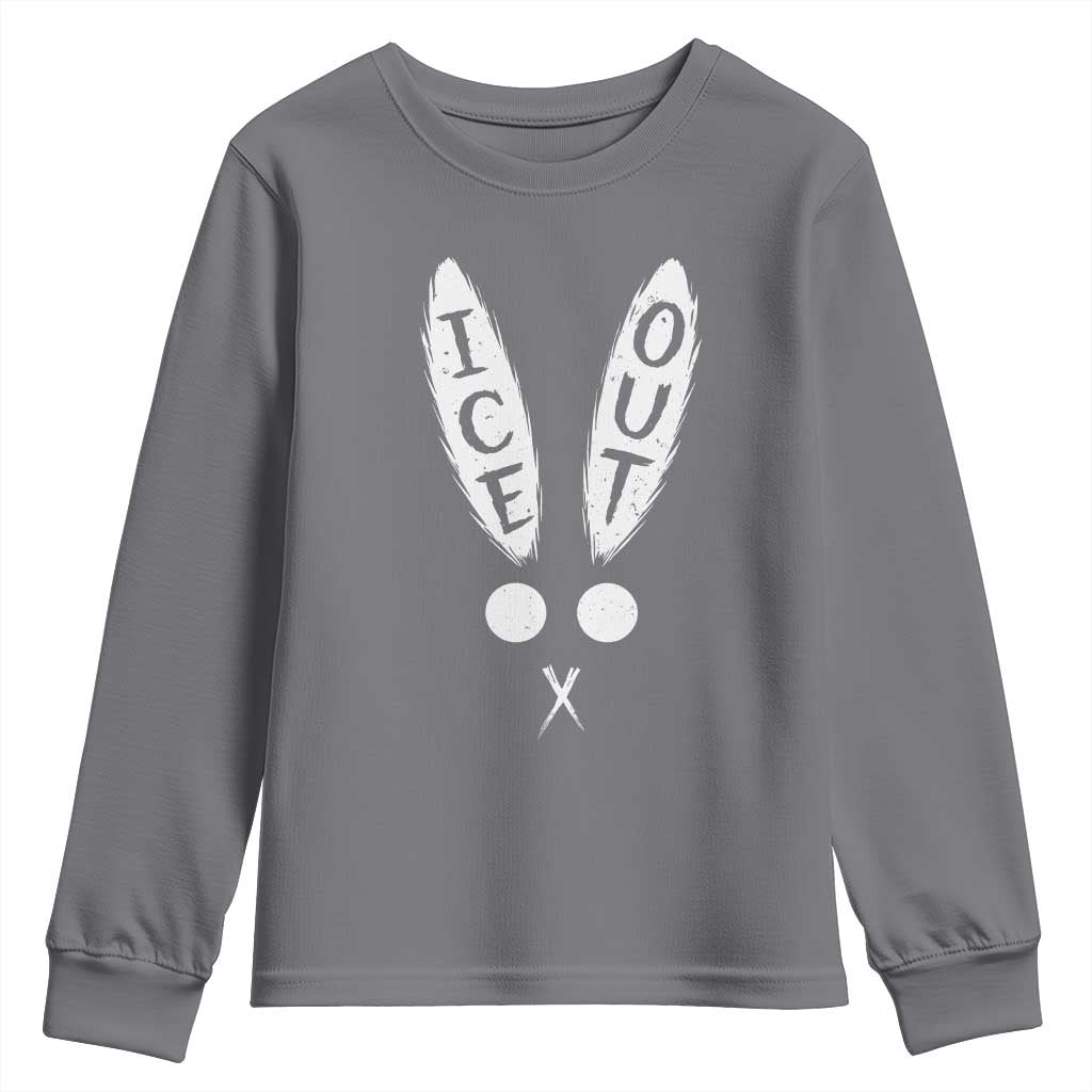 Bunny Bad Ice Out Youth Sweatshirt Rabbit FDT Anti Immigration Enforcement