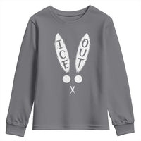 Bunny Bad Ice Out Youth Sweatshirt Rabbit FDT Anti Immigration Enforcement
