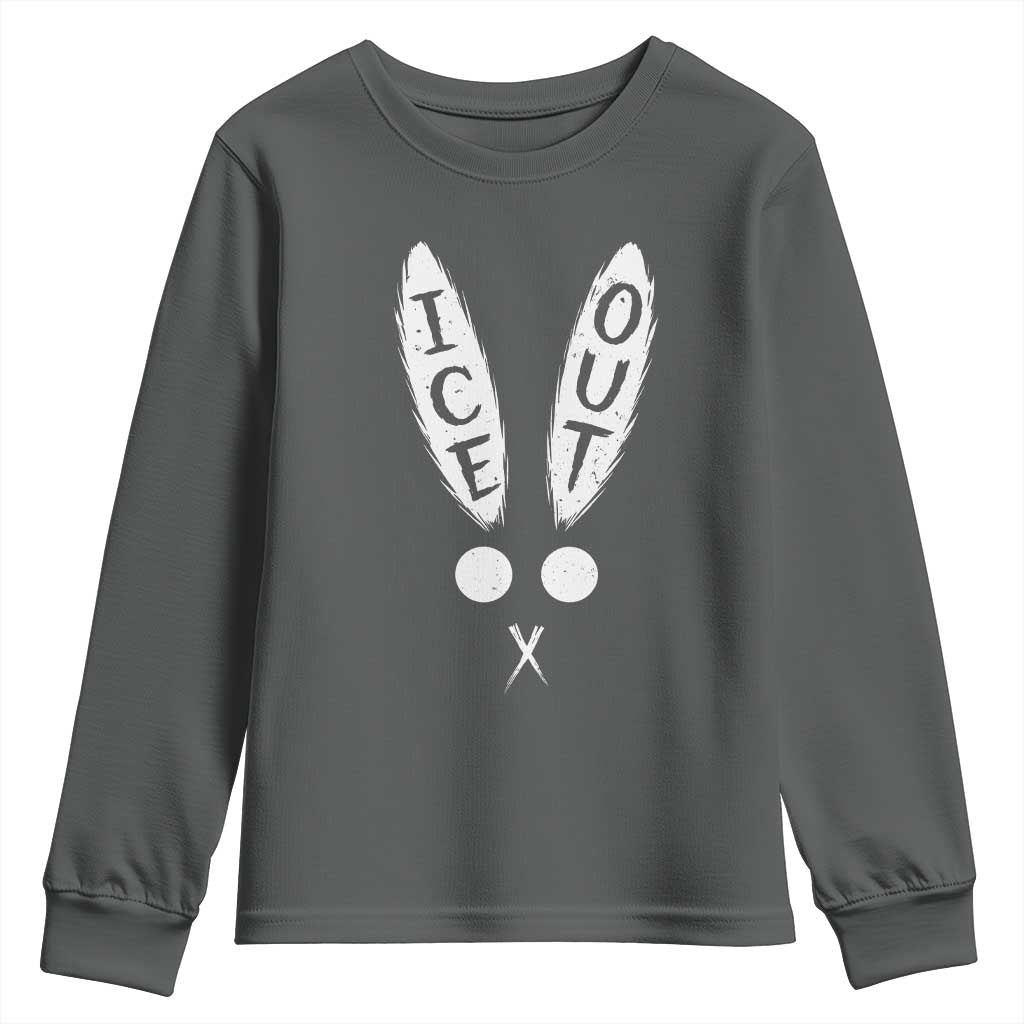 Bunny Bad Ice Out Youth Sweatshirt Rabbit FDT Anti Immigration Enforcement