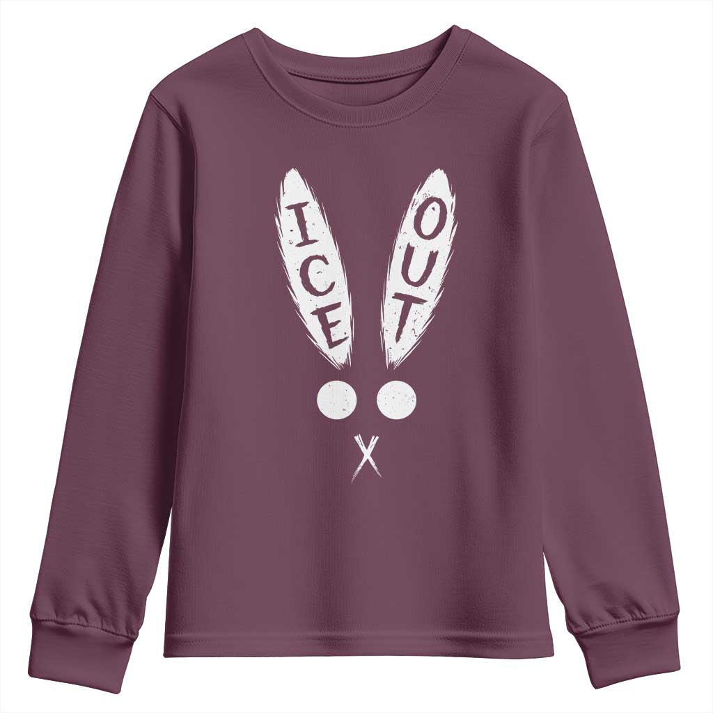 Bunny Bad Ice Out Youth Sweatshirt Rabbit FDT Anti Immigration Enforcement