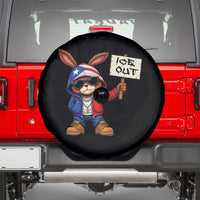Bunny Ice Out Spare Tire Cover Protest Equality Puerto Rican Flag Hoodie
