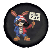 Bunny Ice Out Spare Tire Cover Protest Equality Puerto Rican Flag Hoodie