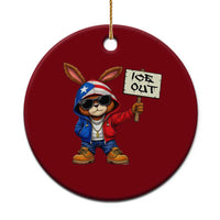Bunny Ice Out Ceramic Ornament Protest Equality Puerto Rican Flag Hoodie