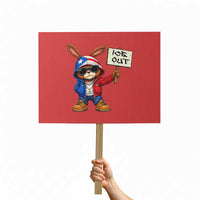 Bunny Ice Out Protest Sign Protest Equality Puerto Rican Flag Hoodie