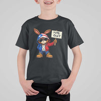 Bunny Ice Out T Shirt For Kid Protest Equality Puerto Rican Flag Hoodie