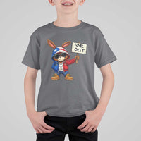 Bunny Ice Out T Shirt For Kid Protest Equality Puerto Rican Flag Hoodie