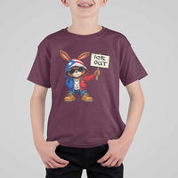 Bunny Ice Out T Shirt For Kid Protest Equality Puerto Rican Flag Hoodie