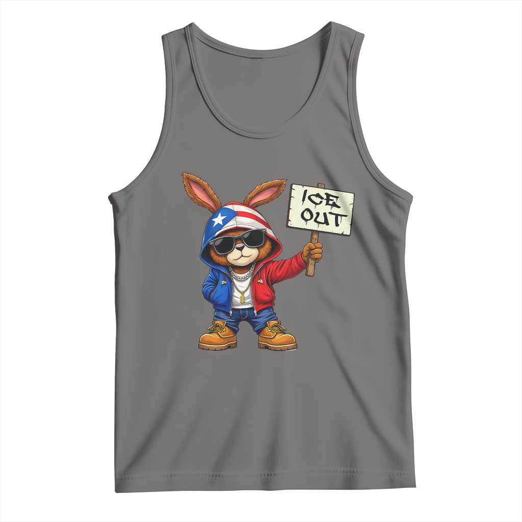 Bunny Ice Out Tank Top Protest Equality Puerto Rican Flag Hoodie