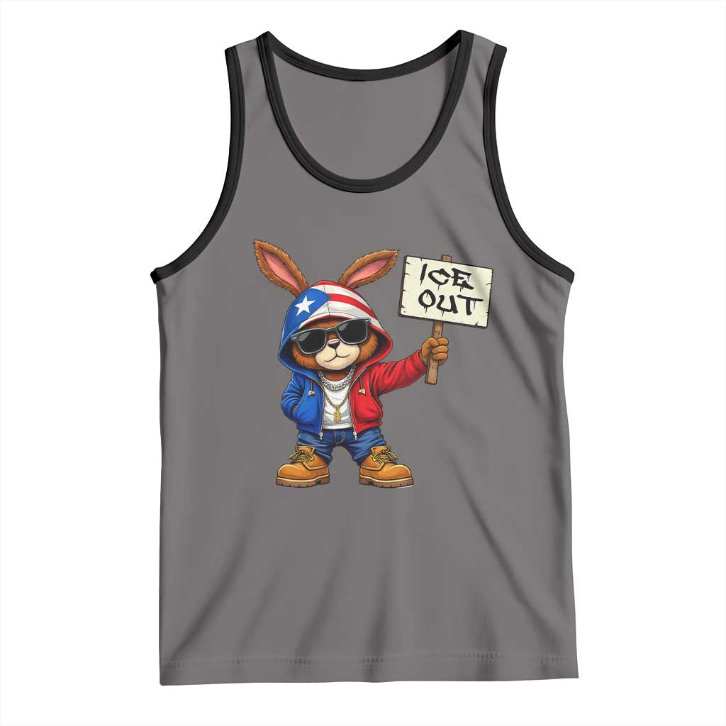 Bunny Ice Out Tank Top Protest Equality Puerto Rican Flag Hoodie
