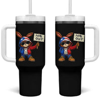 Bunny Ice Out Tumbler With Handle Protest Equality Puerto Rican Flag Hoodie
