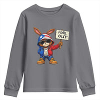 Bunny Ice Out Youth Sweatshirt Protest Equality Puerto Rican Flag Hoodie