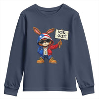 Bunny Ice Out Youth Sweatshirt Protest Equality Puerto Rican Flag Hoodie