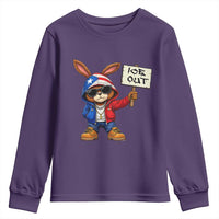 Bunny Ice Out Youth Sweatshirt Protest Equality Puerto Rican Flag Hoodie
