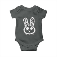 Cool Bunny Ice Out Baby Onesie Graffiti Style Rabbit FDT Anti Immigration Enforcement