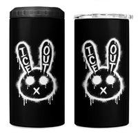Cool Bunny Ice Out 4 in 1 Can Cooler Tumbler Graffiti Style Rabbit FDT Anti Immigration Enforcement