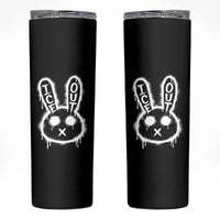 Cool Bunny Ice Out Skinny Tumbler Graffiti Style Rabbit FDT Anti Immigration Enforcement